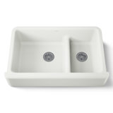 Whitehaven® 36" L x 22" W Double Basin Farmhouse Kitchen Sink