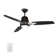 52'' Exton 3 - Blade LED Smart Standard Ceiling Fan with Wall Control and Light Kit Included.