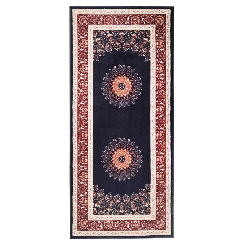 Tapis intérieur lavable 100% nylon Clavene Nanterre, Tapis de couloir 2 pi 7 po x 6 pi