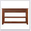 Console en bois de pin massif 48 po, table d'appoint moderne avec 3 tiroirs de rangement et 2 tablettes. Facile à assembler-619997116-619997118