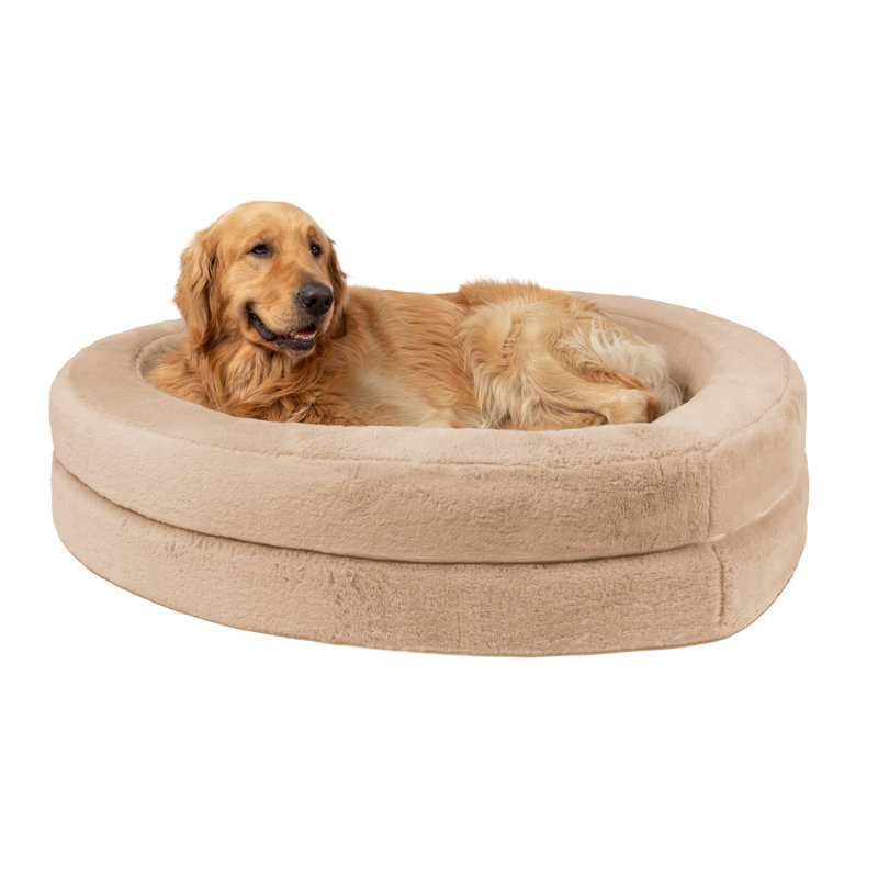 Lit pour chien en forme de cœur 27 po Tucker Murphy Pet ™ - gris, Moyen (l 36 po x P 36 po x H 3 po), Taupe