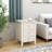 White 3 Drawer Nightstand With Charging Station And USB Ports & Power Outlets,Wooden Bed Side Table/End Table Modern Night Stands