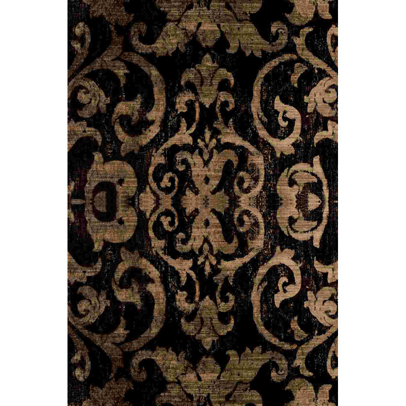 «Black and Tan Scroll», reproduction sur toile tendue, H 18 po x l 12 po