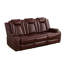 Ensemble de salon inclinable en similicuir 3 pièces avec chargement et rangement sans fil-490374881