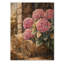 Hydrangées par les balles de foin II - impression sur bois d'hortensias - sur bois de pin naturel-73092184