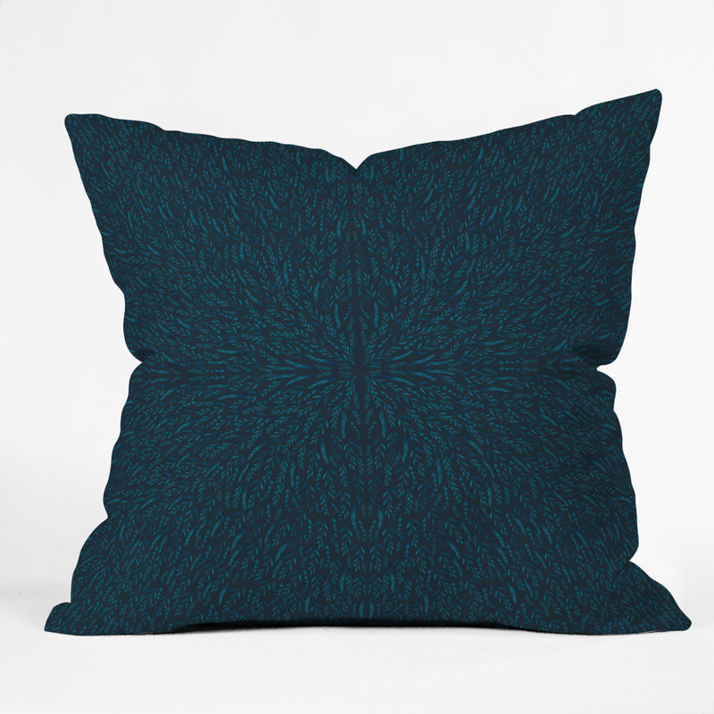 Coussin extérieur Iveta Abolina Peacock Pond, 16 po x 16 po