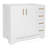 Sawyer 36'' Solid Wood Single Bathroom Vanity in White, Left Offset Base Cabinet without Top-51247906