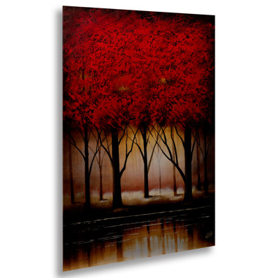 «Serenade in Red», reproduction d'art sur métal
