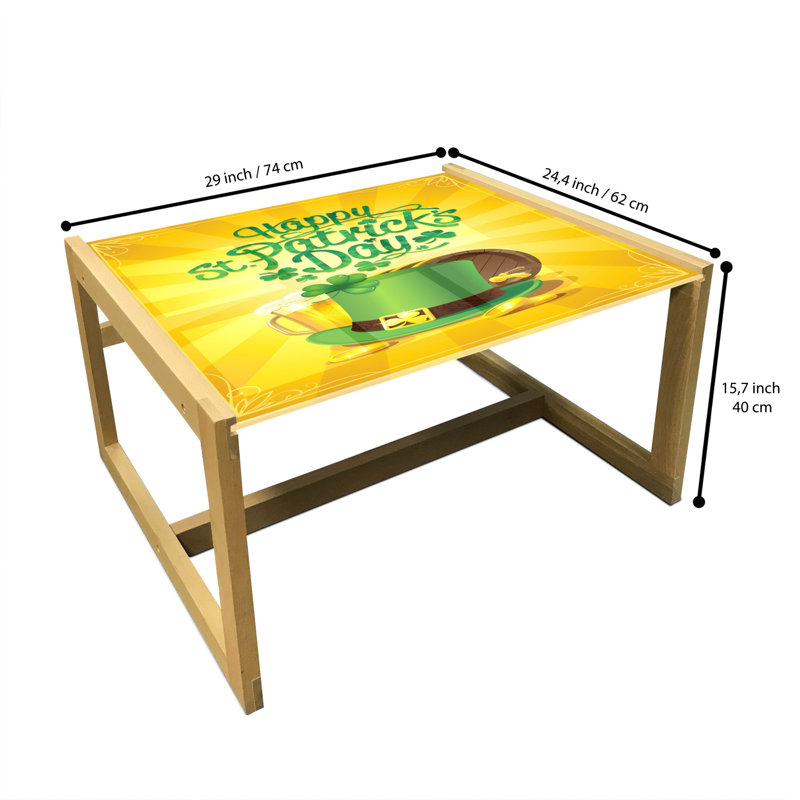 Fernanda Sled Coffee Table, 62cm H x 74cm W x 40cm D