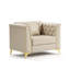 Canapé 1 place avec 1 coussin-739250443