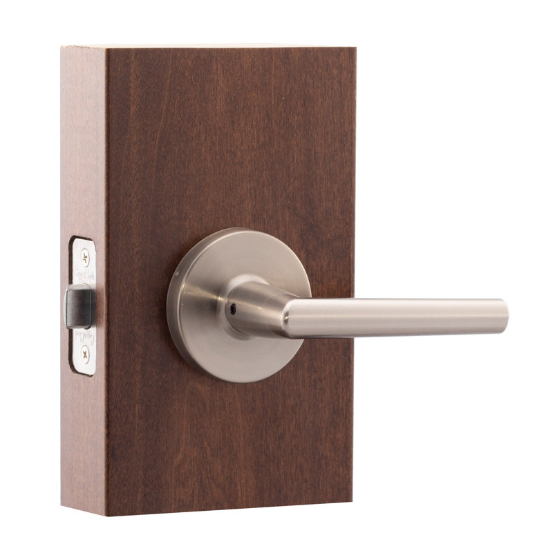 Residential Rectangle Passage (Hall & Closet) Door Lever, Satin Stainless