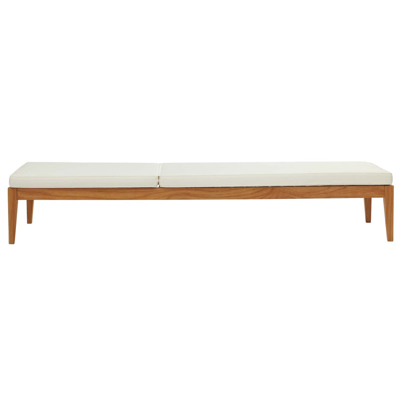 Chaise longue d'extérieur en bois de teck Northlake