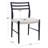 Charon Linen Ladder Back Side Chair