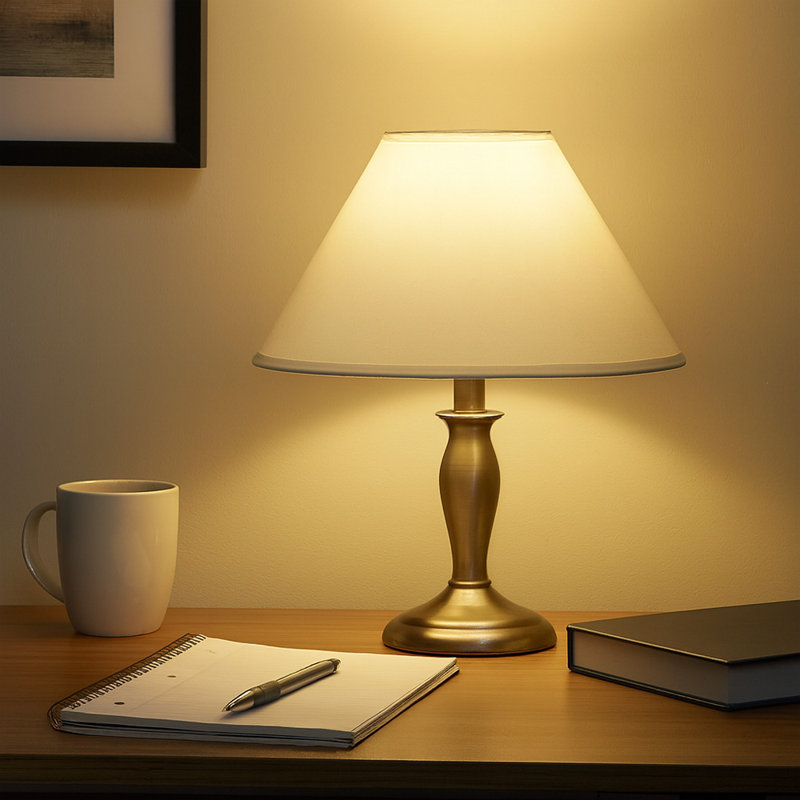 15cm H Fabric Empire Lamp Shade ( Uno ), White