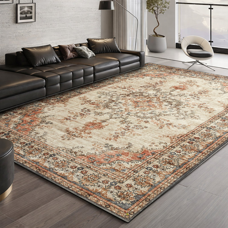 Vintage Oriental Area Rug – Living Room Large Rug for Cozy and Stylish Space, Rectangle 80 x 150 cm
