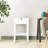 25.6"h White Floor-standing Storage Table With Drawer And Open Shelf For Home