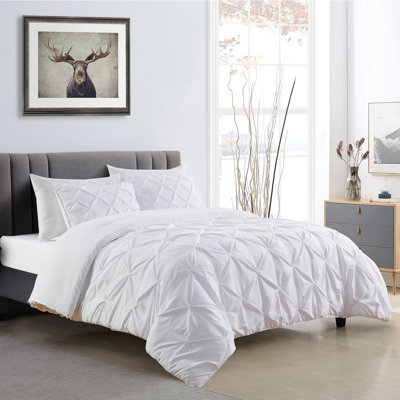 Pintucked Comforter Set