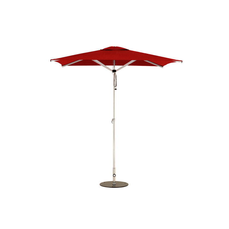 Swift 6.6' Square Umbrella, Logo Red, Cement