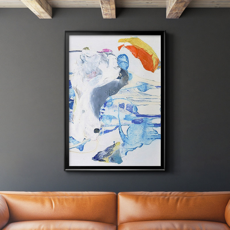 «Evidence II», reproduction encadrée de qualité supérieure, prête à être accrochée, H 30,5 po x l 22,5 po x P 1 po, Noir