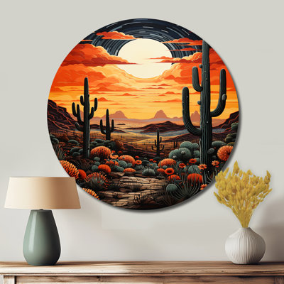 Marquard - Art floral rond en métal