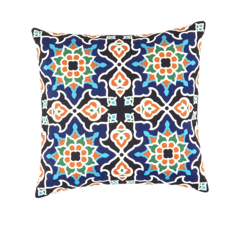 Coussin décoratif en velours Pasargad 16 po x 16 po