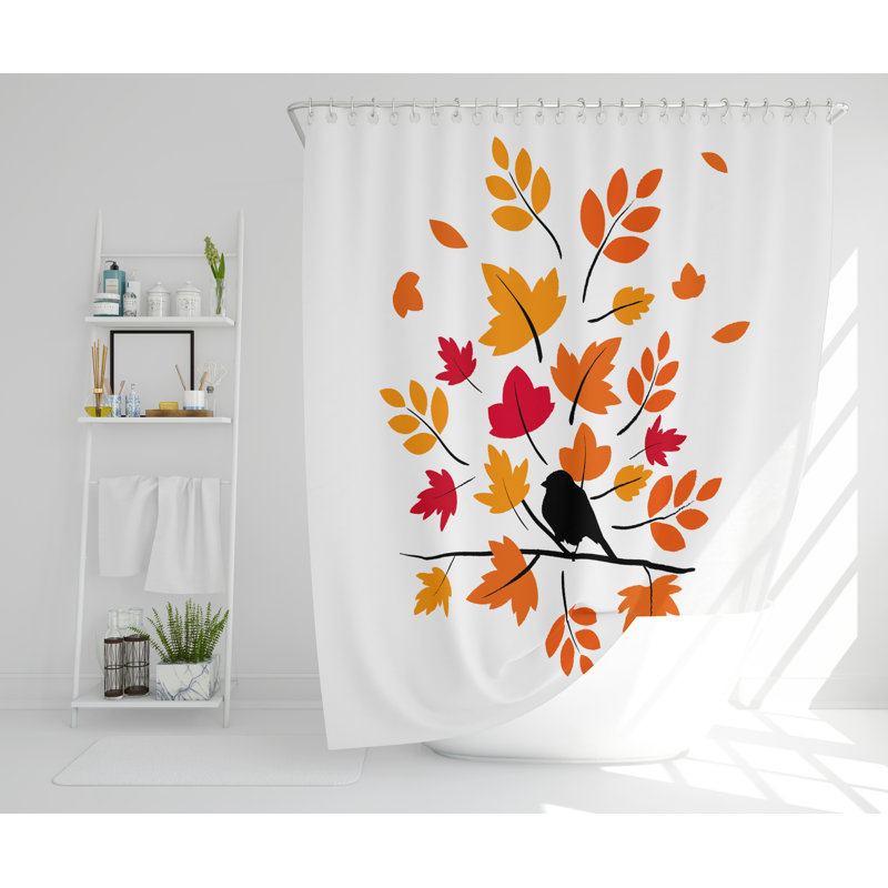 Faysal Polyester Shower Curtain, 168cm H x 168cm W
