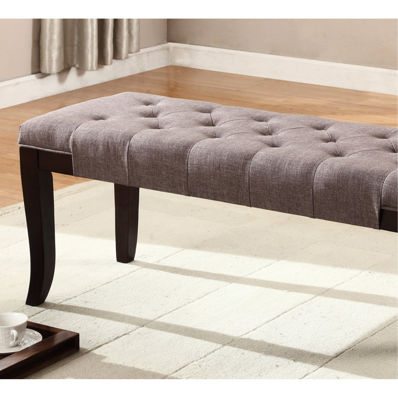 Banc de salle à manger en tissu, Brown