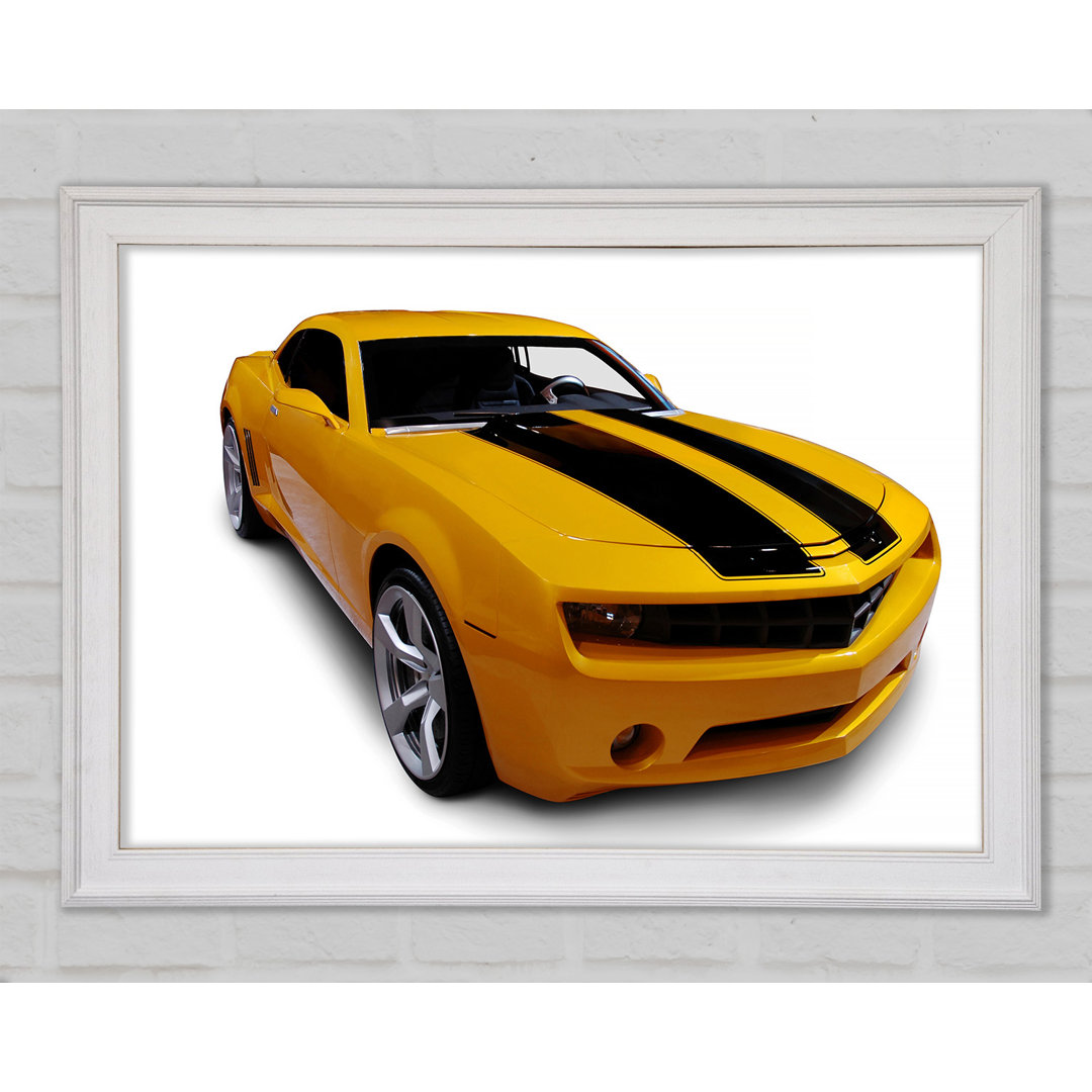 Bumblebee Chevrolet Camaro - Einzelner Bilderrahmen Kunstdrucke