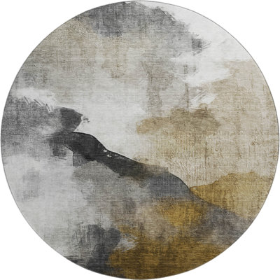 Premium Machine Washable Mayfield AMF2043 Abstract Rug