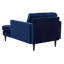 Chaise longue capitonnée à deux accoudoirs carrés-276628380