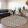Premium Machine Washable Prisco Taupe Rug