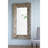Full Length Rectangle Floor Mirror With Distressed Wood Frame