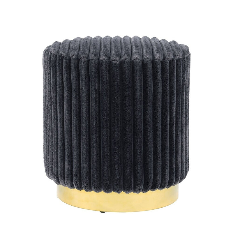 Tabouret Elizabeth, Noir
