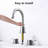 3 Hole Lavatory Faucet With 2 Handles, 360 Degree Rotation, And Water Saving Aerator For Public Bathroom Swivel Spout, Laundry Room-125170462