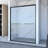 56 - 60"X70" Shower Door, Aluminum Alloy Frame, Double Sliding, 8Mm Tempered Glass, Black Hardware, Bathroom, Waterproof, Simple Install Procedure Matte Approach