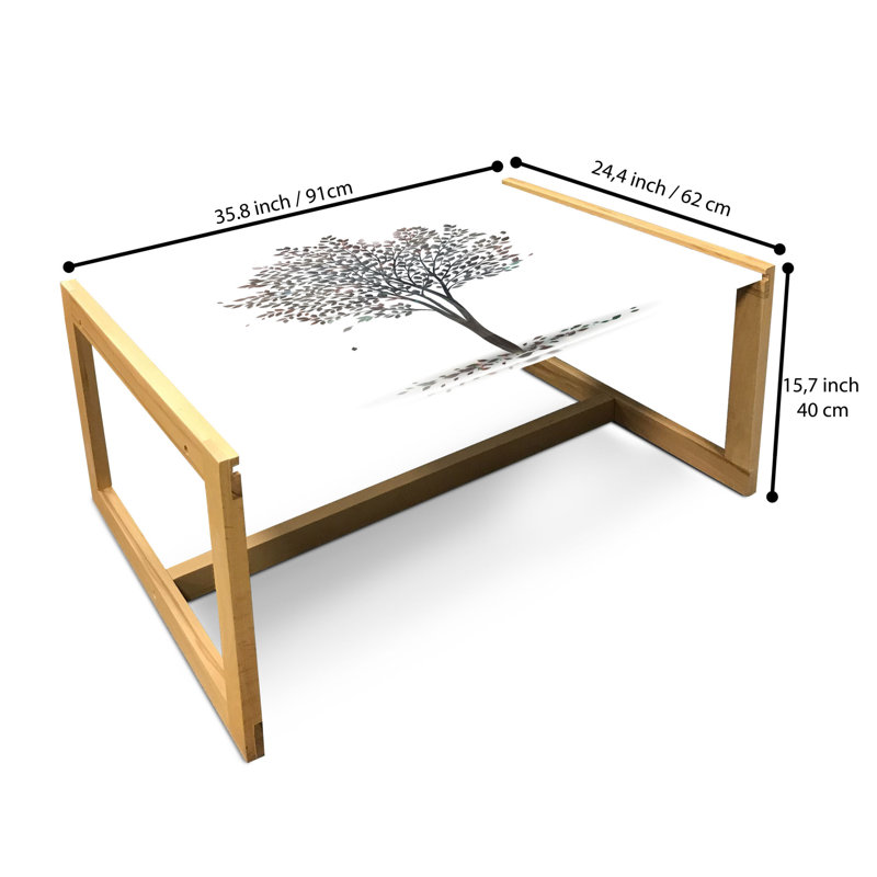 Jadynn Sled Coffee Table, 90cm H x 62cm W x 40cm D