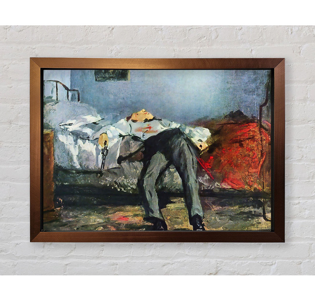 Selbstmord von Edouard Manet - Einzelner Bilderrahmen Kunstdrucke