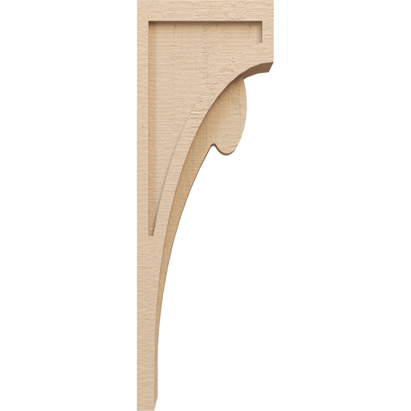 Bois de cèdre brut Viola TimberThane Corbel, apprêté brun clair, H 30 po x l 5 po x P 10 po