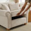 Fauteuil d'appoint rembourré 40,94 po Divanique-1742444343