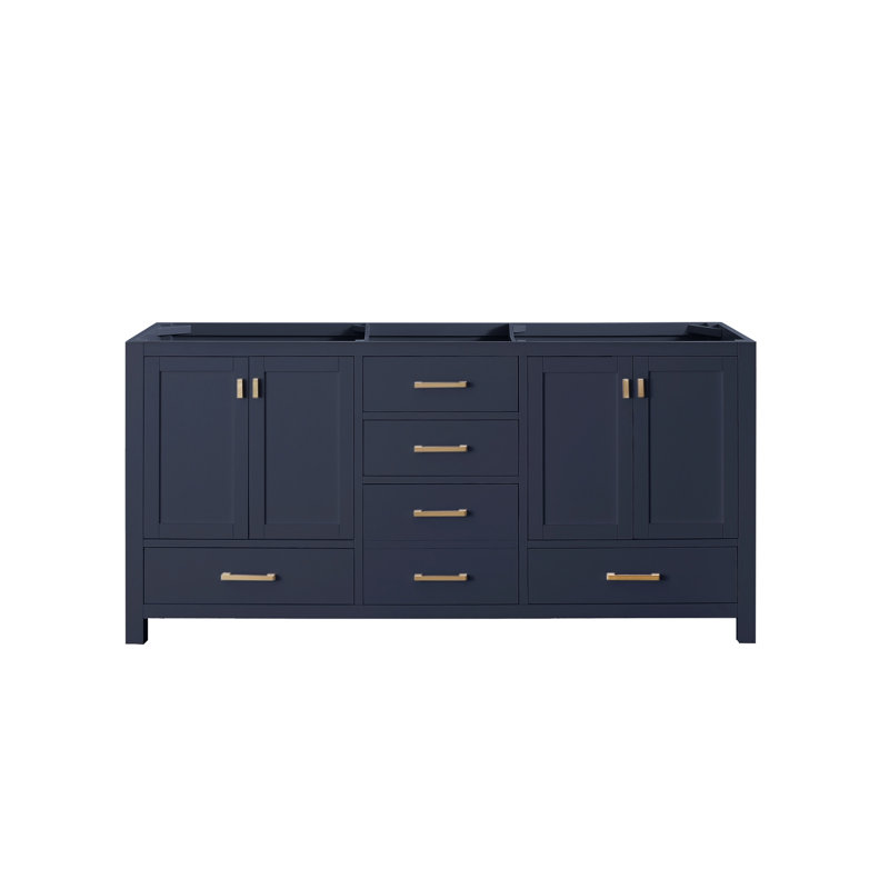 Base de meuble-lavabo double 72 po Souther seulement, Marine