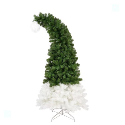 Hinged Fir Artificial Fir Bent Top Christmas Tree -  The Holiday AisleÂ®, FED3E81CB8A94B99937DE58131A78BB2