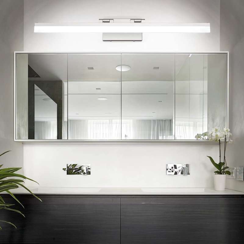 Coetzee Dimmable LED Vanity Light, Silver