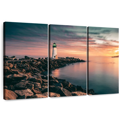 Lighthouse pastel sunset Aletra