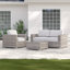 Tonioni Fully Assembled 3 - Person Seating Group with Cushions-871580939