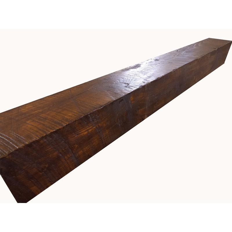 Wood Mantel, 4" x 8", 72"