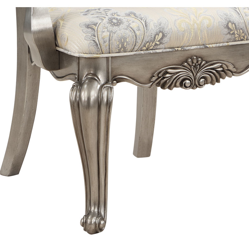 Chaise d'appoint capitonnée (ensemble de 2)