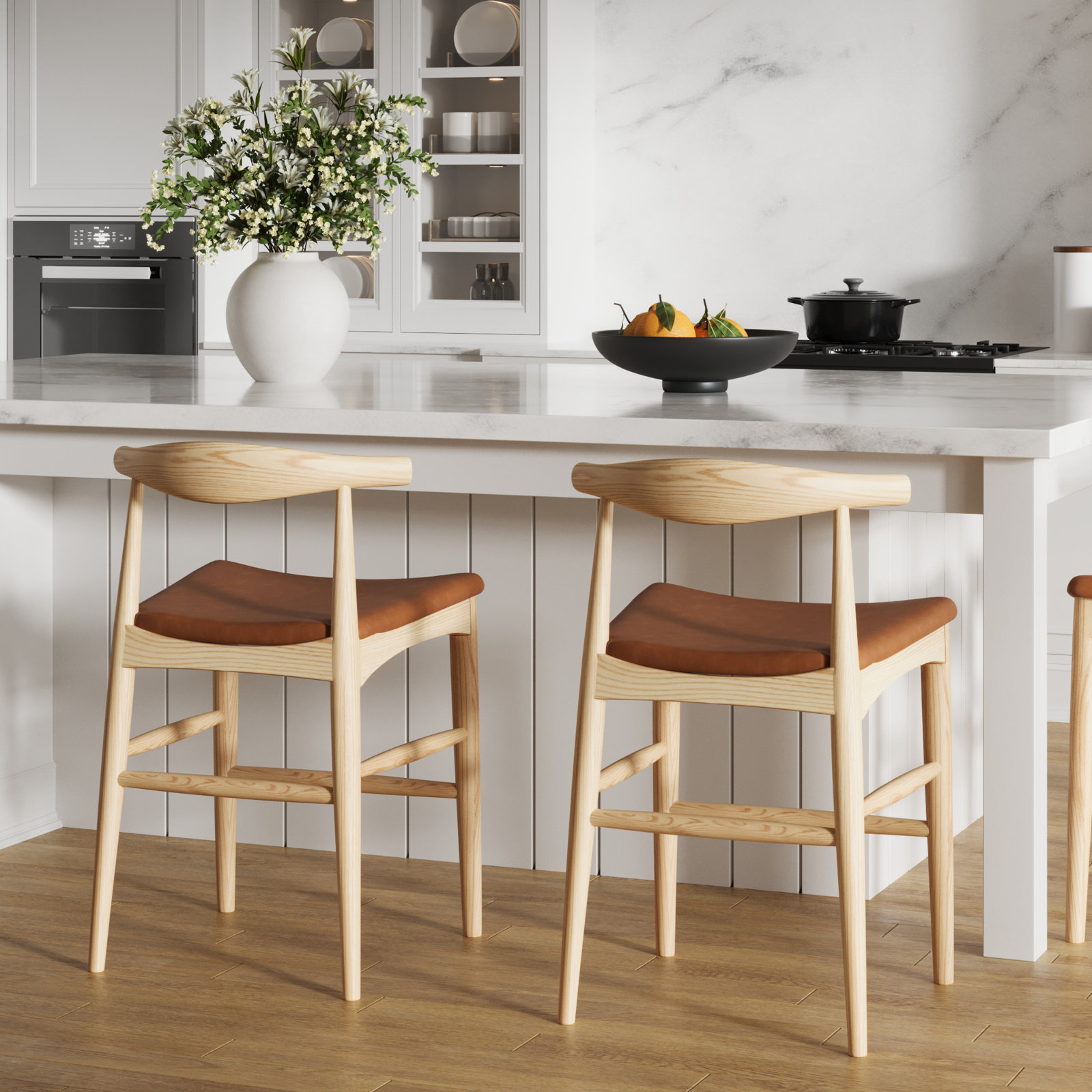 Ardo Bar and Counter Stool, Counter Stool (24" Seat Height), Natural