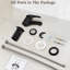 Black Basin Sink Mixer Tap Mono Bathroom Cloakroom Single Lever Taps with Waste