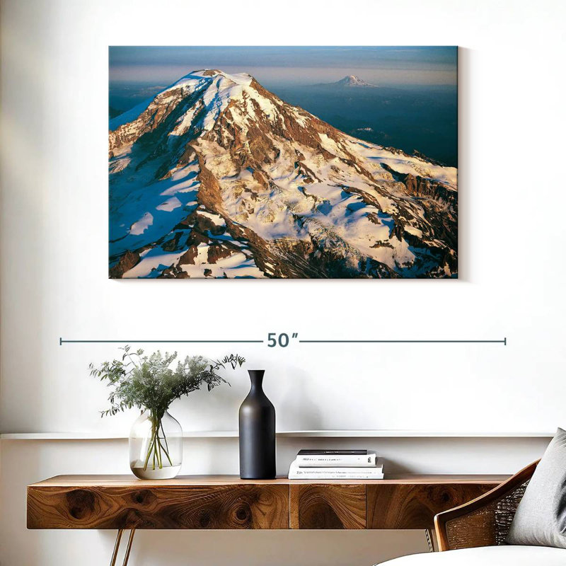 Alvord Sunlit Mt. Rainier, 26" H x 39" W