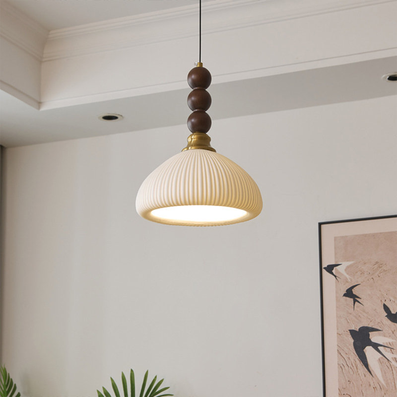 Luminaire suspendu en céramique Ribber